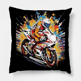 Motor Biker Pillow