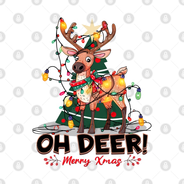 Oh Deer! Christmas Reindeer by BankaiChu