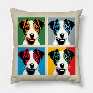 Pop Retro Art Jack Russell Terrier - Cute Puppy Pillow