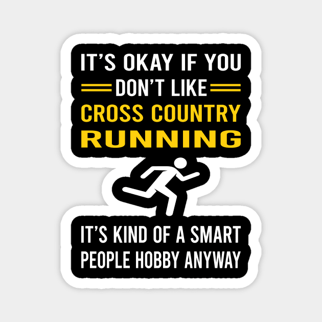 Smart People Hobby Cross Country Running XC Magnet by Good Day