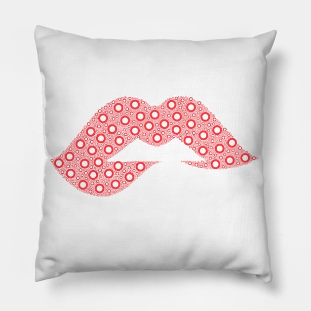 Fishman Donuts Lips Pillow by ACircusofLight