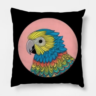 Beautiful Bright Parrot | Pillow