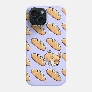 Corgi and Bread Loaf Phone Case