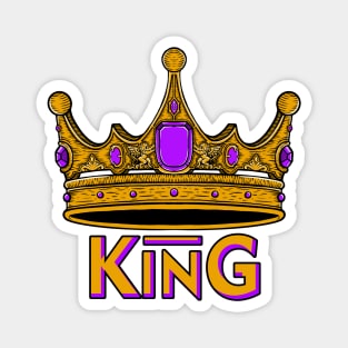 KING CROWN Magnet