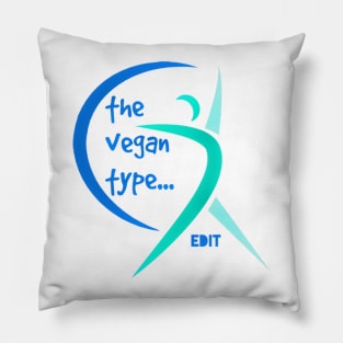 The vegan by edit Pillow