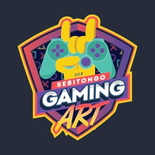 Sebitongo gaming art logo T-Shirt