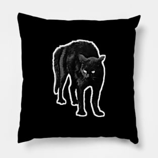 Black cat Pillow