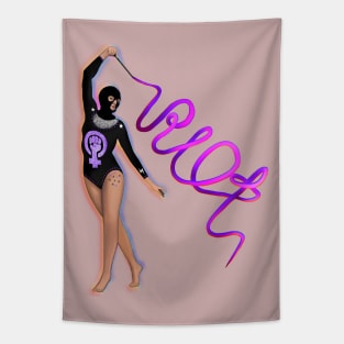 Riot gymnastics Tapestry