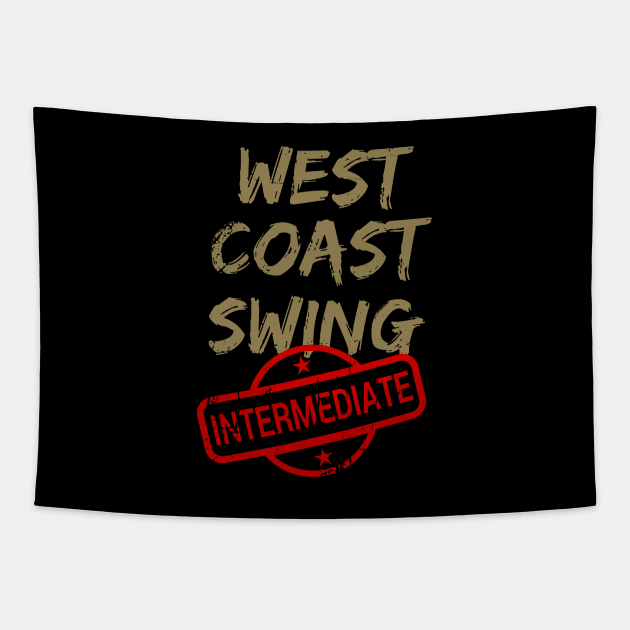 West Coast Swing Intermediate WCS Tapestry by echopark12