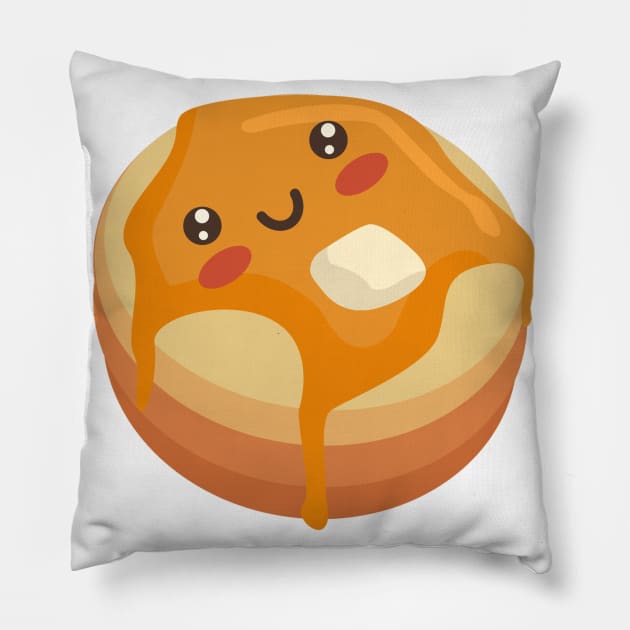 Cute Kawaii Pancakes Pillow by MajorCompany