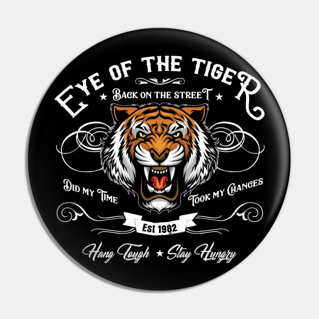 The Eye of the Tiger - Rocky Pin by woodsman