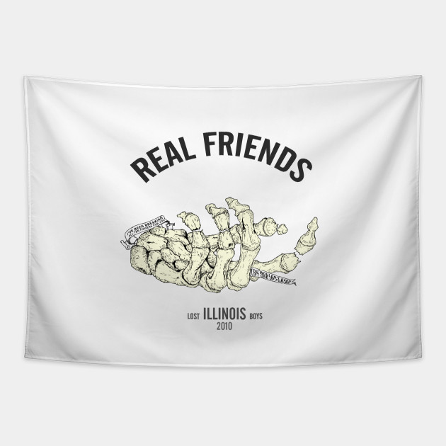 real friends illustration Real Friends Tapestry TeePublic