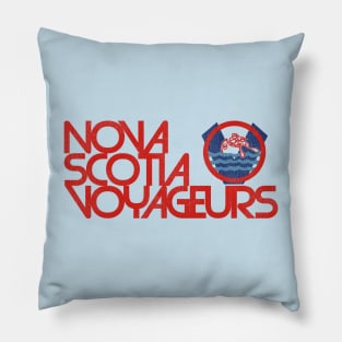 Defunct Nova Scotia Voyageurs Hockey Team Pillow