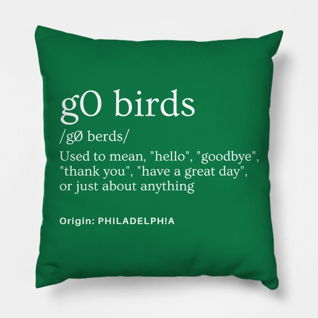 G0 Berds Pillow by M.Y