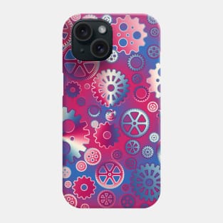 Colorful metallic gears Phone Case
