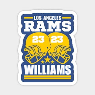 Los Angeles Rams Williams 23 American Football Retro Magnet