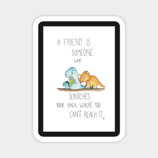 Cute Dinosaurs Friendship Magnet