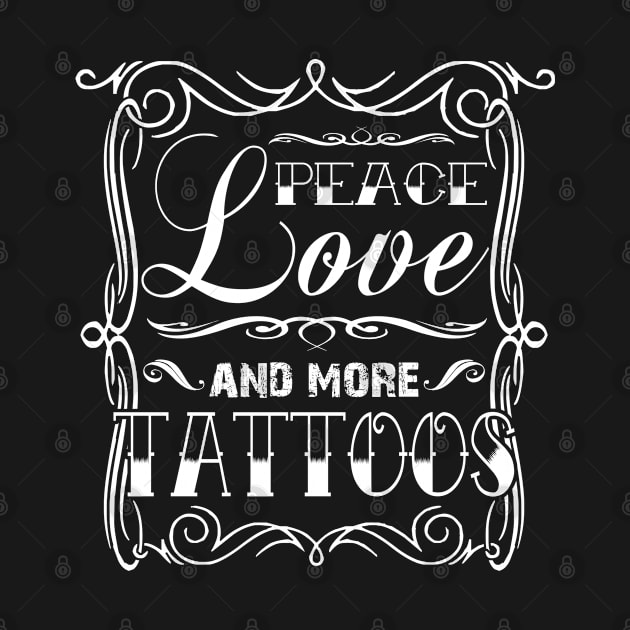 Peace Love and more Tattoos by Stoney09