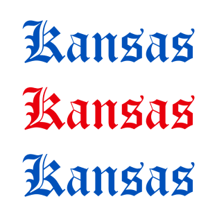 Kansas Medieval Gothic Font T-Shirt