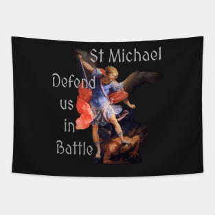 St Michael Archangel Angel Catholic Saint Devotion Tapestry