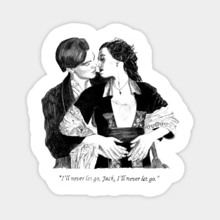 The Classic Titanic Jack And Rose Magnet