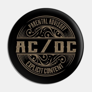 ac/dc vintage ornament Pin