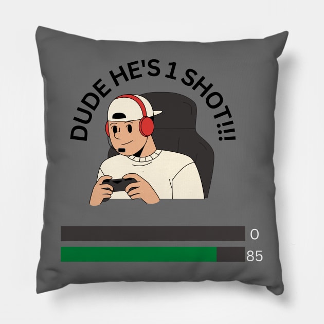 HE'S 1 SHOT! Pillow by Greenlight Gaming & Entertainment