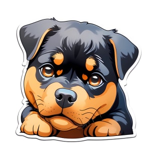 Rottweiler, playful dog T-Shirt