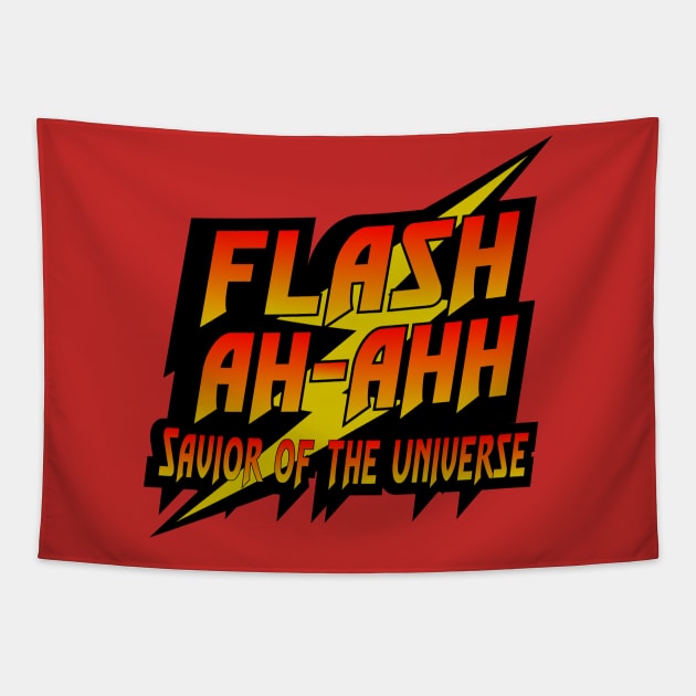Flash ah-ahh Tapestry by yorkphotog