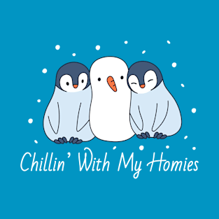 Penguins and snowman T-Shirt