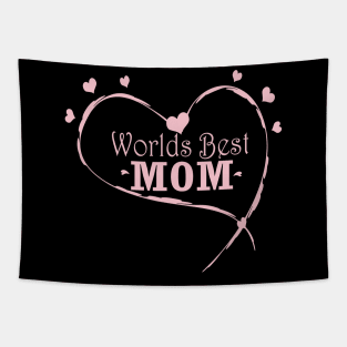 Worlds Best Mom Tapestry