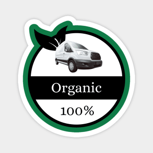 100% Organic - Van Life Magnet