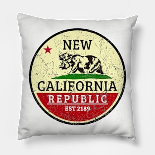 NCR Emblem Grunge Pillow