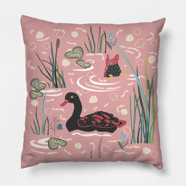 Ducks Pillow by Creative Meadows