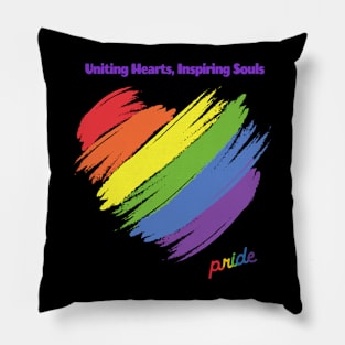 Uniting Hearts, Inspiring Souls Pillow