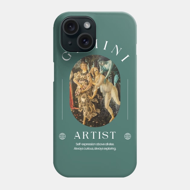 Gemini Artist - Astrology Art History 2 Phone Case by rosiemoonart