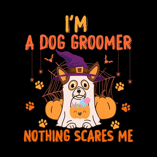 I'm A Dog Groomer Halloween Ghost by everetto