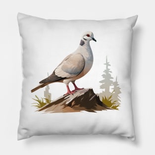 Collared Dove Pillow