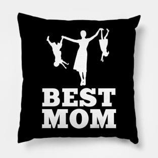 Best Mom Funny Women's T-Shirt and  Mother's Day Pillow