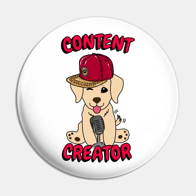 Cute retriever is a content creator Pin by Pet Station