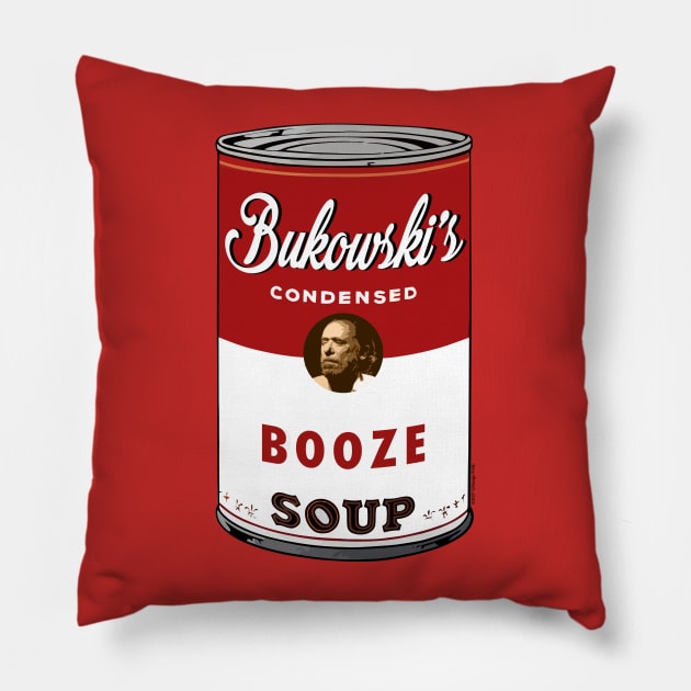 Bukowski Soup Pillow by chilangopride