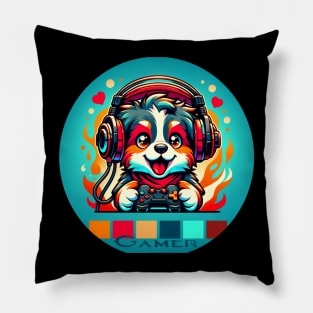 Adorable Puppy Gamer Pillow