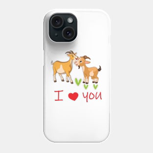 Valentine's goat - Happy Valentine's day Phone Case