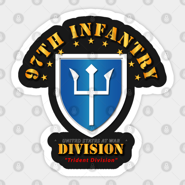 WW2 US Army 97th Infantry Division "Trident" Patch WW2 US Army 97th Infantry Division "Trident" Patch