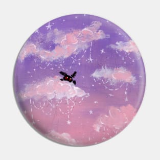 Pastel Mothman Sky Pin