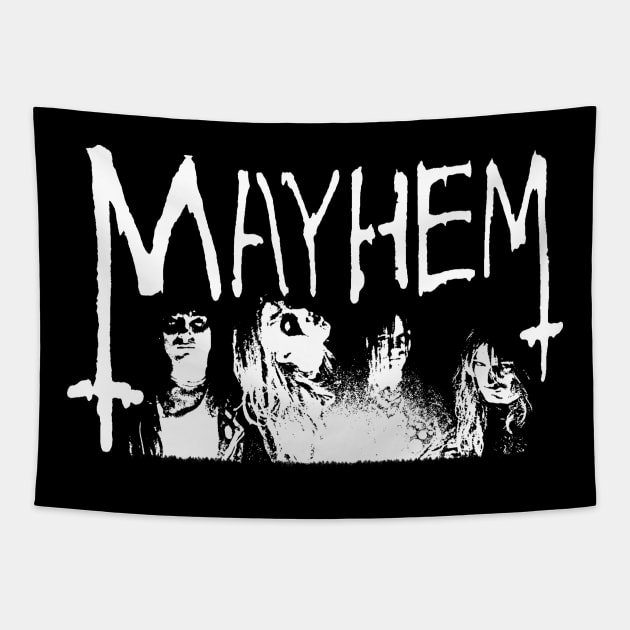 Mayhem Tapestry by Chicken Allergic