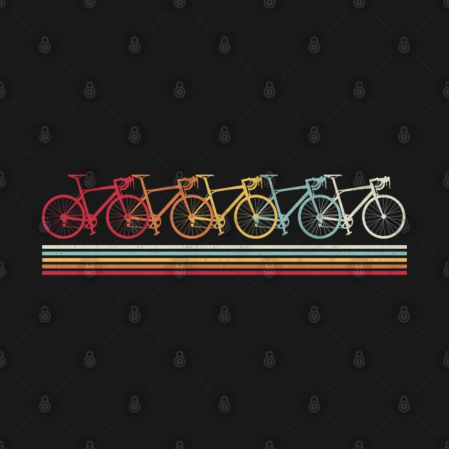 Retro Vintage Cyclist by susanne.haewss@googlemail.com