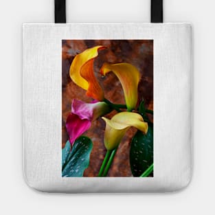 Four Calla Lillies Tote