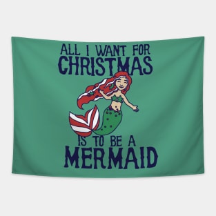 Mermaid Christmas Tapestry