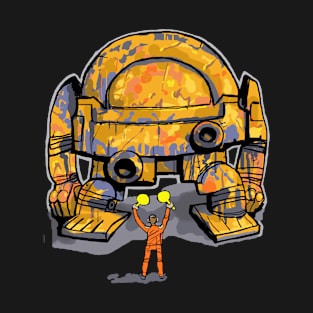 Dieselpunk Giant robot T-Shirt